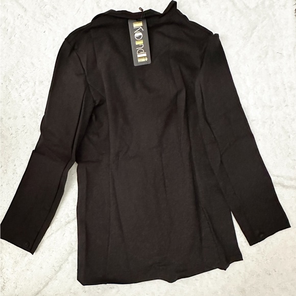 NWT- SUZIE KONDI 3 Button Black Ponte Blazer - Picture 3 of 9